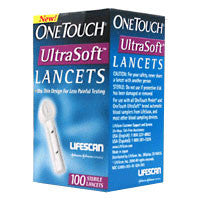 One Touch Ultra Soft Sterile Lancets By Lifescan - 100 Ea